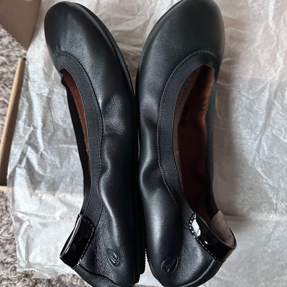 Lands' End WOMEN'S COMFORT SLIP ON LEATHER BALLET FLATS US Size 8.5 - Picture 7 of 11